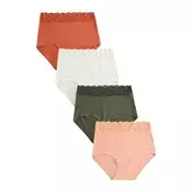 Next Spodnje hlačke temno zelena/staro roza/rjasto rdeča/bela