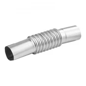 VEVOR Izpuh cevi koleno priključek 110x80x26 mm srebrna