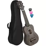 Cascha Soprano Ukulele Black