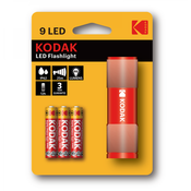 Svjetiljka Kodak 9 LED Flashlight crvena