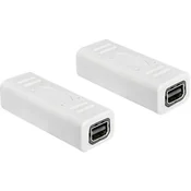 adapter DisplayPort, ženski konektor Mini DisplayPort na ženski konektor Mini DisplayPort