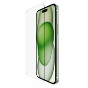 Belkin SCREENFORCE Zaščitno steklo s kaljenim steklom proti mikrobom za iPhone 15 Plus / iPhone 14 Pro Max