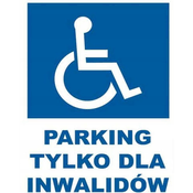 shumee Parkirni znak ZI-41 samo ZA invalide