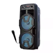 XPLORE Bluetooth zvucnik sa karaoke funkcijom XP8804 Buster FM/mp3/wma/USB/BT/AUX/2xMIC crni