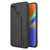 WOZINSKY ovitek s stojalom za Xiaomi Redmi 9C črne barve