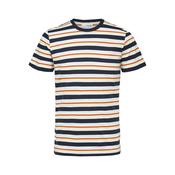 SELECTED HOMME Majica Julius, modra, bela