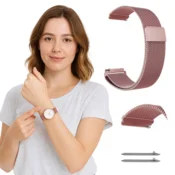 Pašček za GARMIN VENU 4 3 2 VIVOACTIVE 4 45 FORERUNNER 255 roza zapestnica