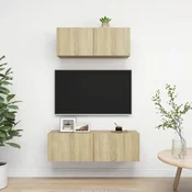 2-dijelni set TV ormarica boja hrasta sonome konstruirano drvo