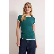 Trendyol Milla Ženska majica TWOSS26TS00056, Zelena