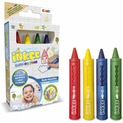 Craze INKEE Bath Crayons barvice za kopel 4 kos