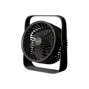 slomart Mini ventilator Rtako WD0Y6S z dvojnim rotorjem 3600mAh - črn