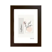 shumee Osnovni MDF okvir za fotografije 18x24 cm rjave barve 1 kos.