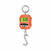 INF 300kg Digitalna Viseča Tehtnica - Prenosna Elektronska Žerjavna Tehtnica LCD Zaslon Orange, (5000137278)