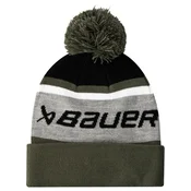 Otroška zimska kapa Bauer Intarsia Knit Pom Grey/Green
