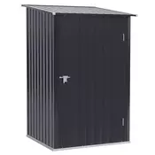 Homestar Vrtna uta 100x103x160 cm temno siva kovina