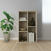 Ormaric za knjige / komoda boja hrasta 50 x 25 x 80 cm drveni