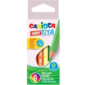 Carioca: Mini Tita 6-delni komplet barvnih svinčnikov odpornih na lome