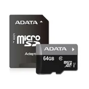 ADATA MicroSDXC kartica 64GB Premier UHS-I Class 10   SD adapter