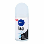 Nivea Invisible For Black & White Pure antiperspirant roll-on 50 ml za žene