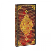 Paperblanks Golden Trefoil, slim, črtan, trde platnice