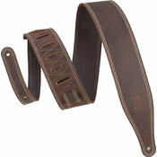 Levys M17BDS Usijni kitarski pas Dark Brown