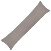 Vidaxl Prevleka za blazino HEERLEN Svetlo siva 40 x 145 cm Bouclé