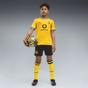 PUMA Borussia Dortmund 26/27 Shorts Youth, Clothing, Black/Faster Yellow, 13-14Y