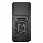 MaxMobile maskica za Xiaomi Redmi Note 14 Pro 5G ANTI-SHOCK WITH RING crna