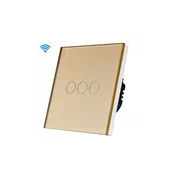 Exeshop Wi-Fi pametni prekidac 3G TUYA Zlatni NN (WIFI TOUCH SWITCH)