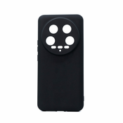 Silikonski ovitek za Xiaomi 14 Ultra Black Silicon - Črn