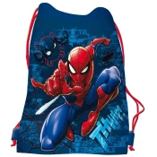 Plava torba za tjelesni sa Spidermanom, sportska torba 33x44cm