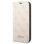 Maska na preklop Guess PC/TPU 4G Metal Camera Outline Book za iPhone 14 Pro Pink