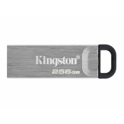 KINGSTON 256GB DataTraveler Kyson USB 3.2 flash DTKN, 256GB sivi