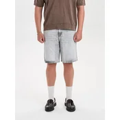 Dxnmxrk Kavbojke DXHektor Relaxed Fit Denim Shorts Grey siv denim