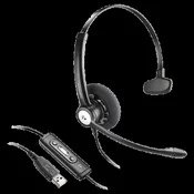 PLANTRONICS mono slušalice ENTERA USB HW111N (Crne) USB