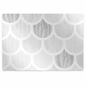 Decormat Podloga za pisarniški stol Scallop 120x90 cm 15 cm