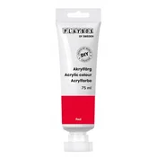 PLAYBOX AKRILNA BARVA ZA NAREDITEV RDEČA v tubi 75 ml
