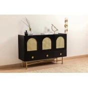 Hanah Home Komoda Cliff 63 123x63x38cm Crna
