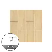 Leziter Kalahari Oak Vinyl SPC pebbled flooring