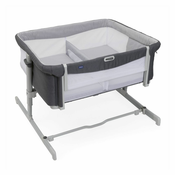 Chicco obposteljna posteljica Next2Me Twins magnet grey