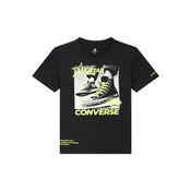 CONVERSE Majica PHOTO REAL CNV SNKR limona/črna/bela