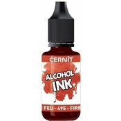 CERNIT barvno črnilo na alkoholni osnovi 20 ml | 495 fiery red