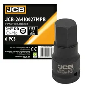 JCB Nestajuca BIT udarna 3/4 27mm 6-kutna Cr-Mo Nástavak