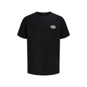 Jack & Jones Junior Majica JJLEGACY azur / rumena / karminsko rdeča / črna
