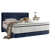 Esposa POSTELJA BOXSPRING 180 cm x 200 cm , tekstil modra