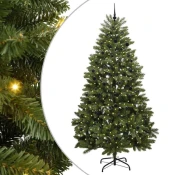 Umestno božično drevo 300 cm 300 LED Toplo bela PVC in jeklo