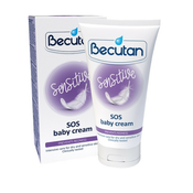 Becutan sensitive SOS otroška krema, 75 ml