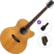 Pasadena PJC-300 Standard SET Natural Satin Jumbo akusticna gitara