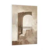 Canvas Slika na platnu Zapanjujuca iluzija, Sa ramom, 100 x 150 cm, Beli