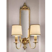 Casa Padrino luxury baroque double wall lamp with mirror gold/ivory 35 x 18 x H. 60 cm - Magnificent wall light in baroque style - Baroque lights - Luxury Quality - Made in Italy